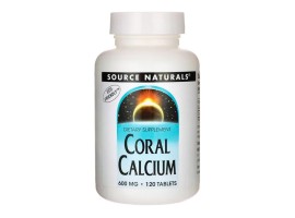 Source Naturals Coral Calcium 600mg, 120 Tablets 